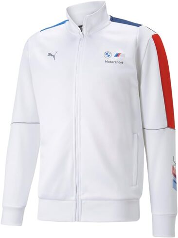 PUMA Mens Bmw Mms Mt7 Athletic Outerwear Casual Full Zip - White - Size XXL in Saudi Arabia