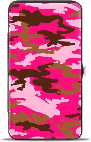 Buckle-Down womens Buckle-down Hinge - Camo Pink Wallet, Multicolor, 7 x 4 US in Saudi Arabia