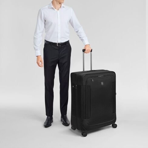 VictorinoxWerks Traveler 7.0، حقيبة كبيرة جدًا، حقيبة سفر قابلة للتوسيع ذات 8 عجلات، أسود in Saudi Arabia