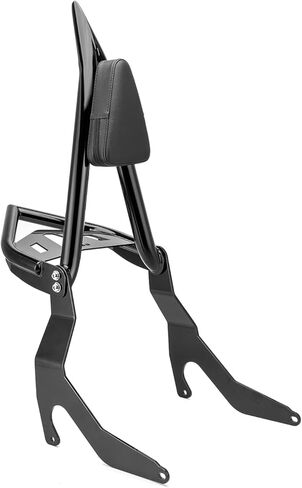 Mofun Sissy Bar with Luggage Rack 30" Passenger Backrest Compatible with BMW R18 Bagger/ R18 rictane/ R18 Transcontinental 2022 2023 2024 2025 Gloss Black in Saudi Arabia