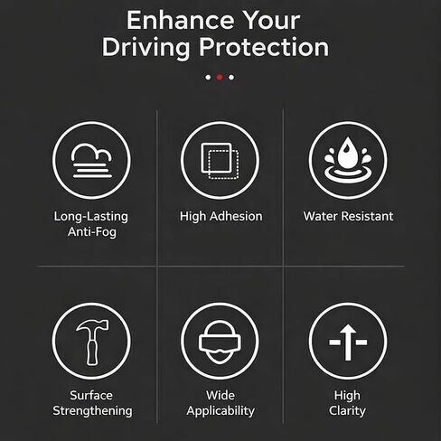 AGV Pista Corsa Gprr Anti Fog Film for Helmet Visor, Face Shield Lens Insert - Fog Prevention in Cold & Rainy Days for Clear Vision, Safe Riding in Kuwait