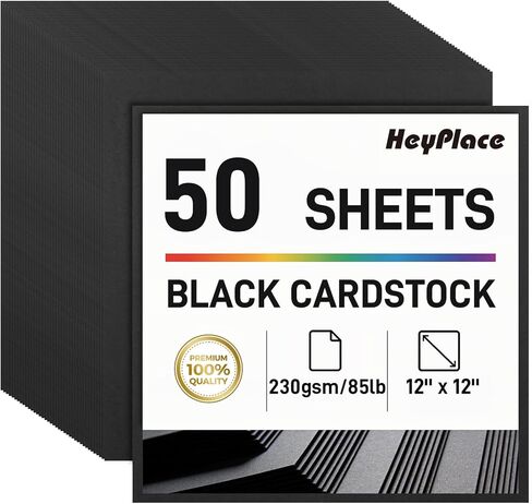 50 ورقة من ورق القصاصات الأبيض، مقاس 12 × 12 بوصة ورق البناء ورق بطاقات من أجل صناعة بطاقات دعوات الطابعة اليدوية in Kuwait