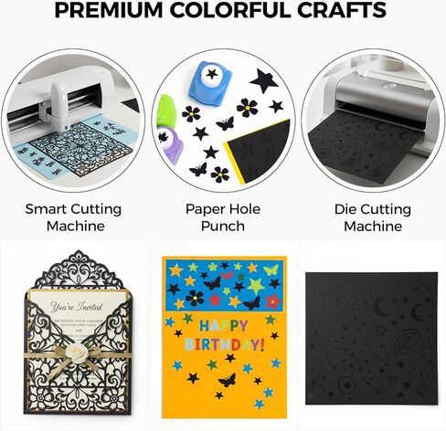 50 ورقة من ورق القصاصات الأبيض، مقاس 12 × 12 بوصة ورق البناء ورق بطاقات من أجل صناعة بطاقات دعوات الطابعة اليدوية in Kuwait