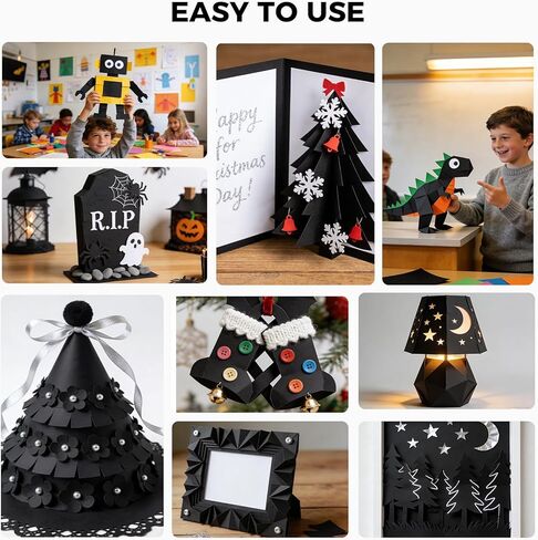 50 ورقة من ورق القصاصات الأبيض، مقاس 12 × 12 بوصة ورق البناء ورق بطاقات من أجل صناعة بطاقات دعوات الطابعة اليدوية in Kuwait