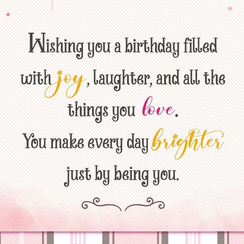 بطاقة عيد ميلاد حفيدة Prime Greetings، مصنوعة في أمريكا، صديقة للبيئة، مخزون بطاقات سميك مع ظرف ممتاز 5 بوصة × 7.75 بوصة، معبأة في بريد واقٍ in Kuwait