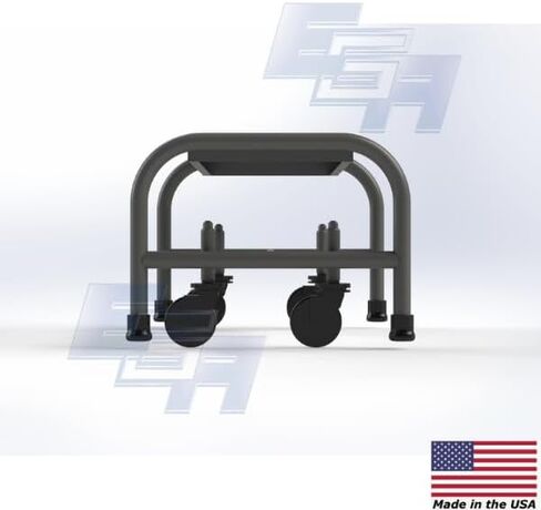 1 Step Rolling Step Stool Ladder, B1220SU, 12" H Top Step Height, OSHA Compliant, [Made in USA], (1 Step, 16" W Perforated Tread) in Kuwait