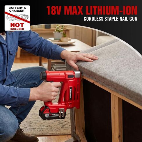 دباسة تاج 20 فولت 2 في 1 3/8 بوصة، أداة تثبيت براد لبطارية MiIwauke 18 فولت، مع 2200 قطعة من الدبابيس والأظافر in Kuwait