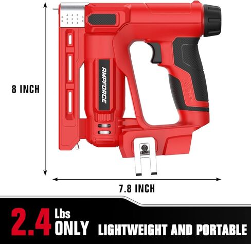 دباسة تاج 20 فولت 2 في 1 3/8 بوصة، أداة تثبيت براد لبطارية MiIwauke 18 فولت، مع 2200 قطعة من الدبابيس والأظافر in Kuwait