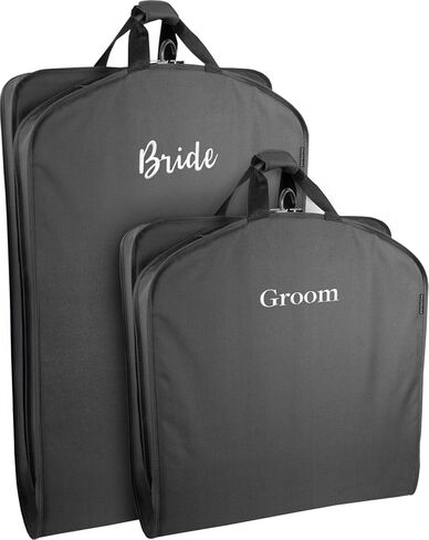 WallyBags® Bride & Groom 60" and 40" Deluxe Travel Garment Bags Set in Saudi Arabia
