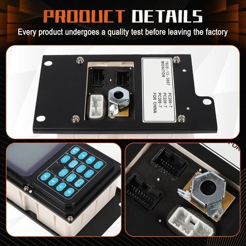 PANGOLIN 7835-12-1005 7835-12-1004 PC200-7 PC210-7 PC220-7 PC300-7 Monitor for Komatsu Monitor Display Panel Gauge Cluster Excavator Parts in Saudi Arabia