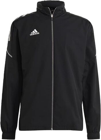 adidas Men's Condivo 21 Allweather Jacket, Black/White in Kuwait