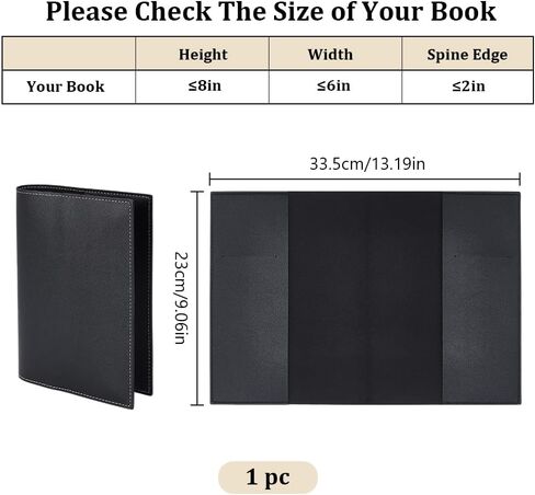 WEBEEDY A5 PU Leather Journal Cover Refillable PU Leather Handmade Notebook Cover Vintage Book Protector for A5 Hardcover Sketchbook Travelers Writers Book Lovers Gifts, 6 x 8.3 Inch (Black) in Saudi Arabia