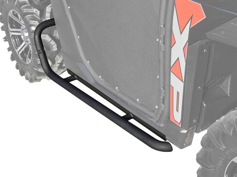 SuperATV Rock Sliders Nerf Bars Tree Kickers لعام 2015-2016 Polaris Ranger XP 570 (PRO-FIT Cab) / XP 900 | أسود | مصنوعة من أنابيب شديدة التحمل مقاس 1.75 بوصة | لمسة نهائية من مسحوق الطلاء | تركيب بمسامير in Kuwait