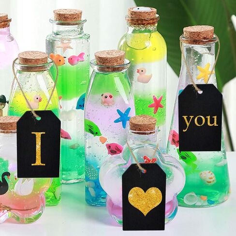 48 Pcs Chalkboard Tags, Topbuti Hanging Wooden Mini Chalkboard Signs Decorative Labels with Twine, Erasable Name Tags Price Tag Message Tags for DIY Craft Wedding Party Decor in Saudi Arabia