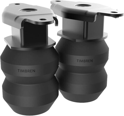 مجموعة دعم الحمل الخلفي Timbren FR350SDJ - نوابض مطاطية تقدمية بوزن 8,600 رطل تقلل من الترهل واللف والتأرجح | شاحنة المستويات للقطر والنقل الثقيل | استقرار بدون صيانة والتركيب بنفسك in Kuwait
