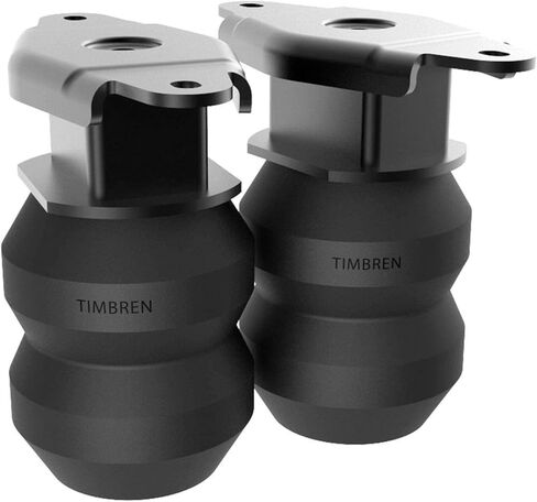 مجموعة دعم الحمل الخلفي Timbren FR350SDJ - نوابض مطاطية تقدمية بوزن 8,600 رطل تقلل من الترهل واللف والتأرجح | شاحنة المستويات للقطر والنقل الثقيل | استقرار بدون صيانة والتركيب بنفسك in Kuwait