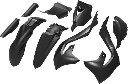 Black Full Plastic Kit for Kawasaki KX250 KX250X KX450X 2012-2022, Fairing Fender Protection Parts Kit for Kawasaki KX450 2019-2022 Accessories in Saudi Arabia
