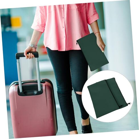 NUOBESTY 2Pcs Capacity PU Cash Bags with Zipper Organizers for Storage Receipts and Documents Easy to Carry Money Saving Envelopes in Saudi Arabia