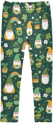 سراويل ضيقة للفتيات للرقص الرياضي والجري للأطفال في سن المراهقة، سراويل ضيقة للتمرين للفتيات الصغيرات، خصر مطاطي ناعم in Kuwait