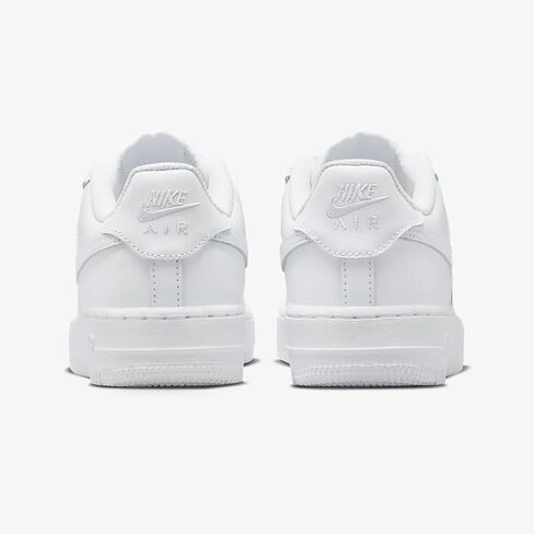 Nike Air Force 1 LE Big Kids' Shoes (FV5951-111, White/White/White/White) Size 2 in Saudi Arabia