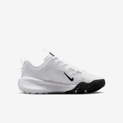 Nike Cross Turf Big Kids' Shoes (White/Black) in Saudi Arabia
