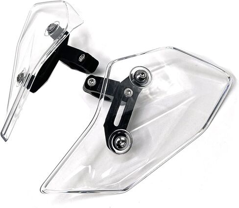 2 Pieces Motorcycle Side Wind Deflector Windscreens Motorbike Windshields Parts Premium Wind Screen Deflectors for V85TT, Clear in Saudi Arabia