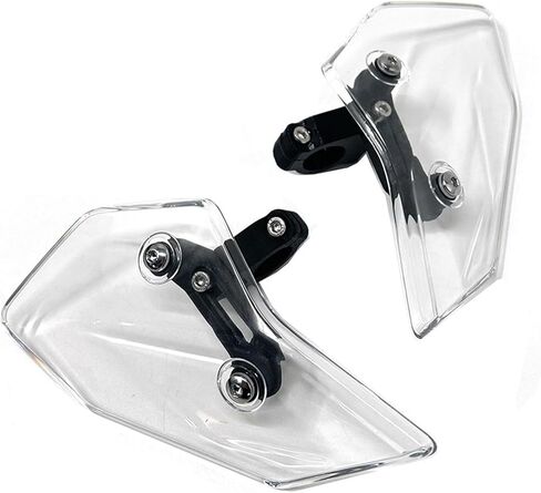 2 Pieces Motorcycle Side Wind Deflector Windscreens Motorbike Windshields Parts Premium Wind Screen Deflectors for V85TT, Clear in Saudi Arabia