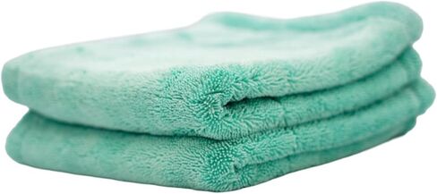 THOR Baby Goat: مناشف تجفيف من الألياف الدقيقة للسيارات مقاس 18 × 20 بوصة، صناعة كورية 1200 جرام في المتر المربع - سميكة للغاية، نسيج حلقي ملتوي، خالية من الخدوش وفائقة الامتصاص لتنظيف السيارات للشاحنات وسيارات الدفع الرباعي - عبوتان، أخضر in Kuwait