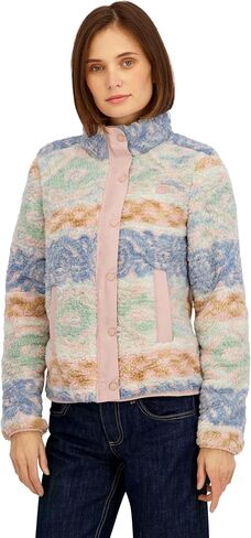 Billabong Women's Full Zip Sherpa Aztec Print Jacket in Saudi Arabia