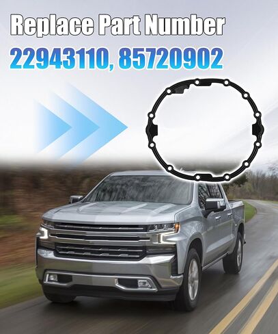 22943110 Rear Axle Housing Cover Gasket Fits for Chevrolet Silverado and GMC Sierra 1500 2014-2025 Yukon XL 2015-2020,Differential Seal Replace 85720902 in Saudi Arabia