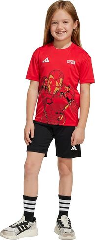 adidas Unisex-Kids x Marvel Iron-Man Sportswear T-Shirt Set in Saudi Arabia