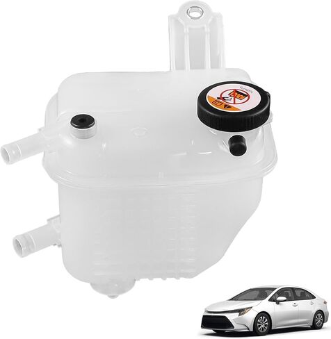 Engine Radiator Coolant Overflow Recovery Reservoir Tank with Cap Compatible with 2016-2022 Toyota Corolla Prius C-HR Prius Prime Lexus UX200 UX250h Replaces TO3014140 TO3014139 164A237012 in Saudi Arabia