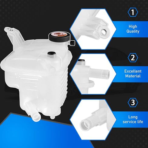 Engine Radiator Coolant Overflow Recovery Reservoir Tank with Cap Compatible with 2016-2022 Toyota Corolla Prius C-HR Prius Prime Lexus UX200 UX250h Replaces TO3014140 TO3014139 164A237012 in Saudi Arabia