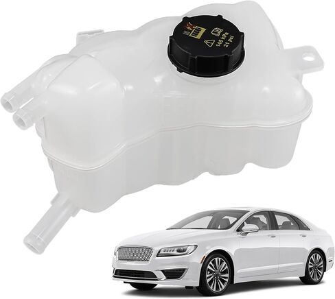 603-316 Engine Radiator Overflow Coolant Reservoir Tank with Cap Compatible with 2013-2020 Ford Fusion Lincoln MKZ Replaces DG9Z-8A080-A HG9Z-8A080-B DG9Z-8100-A DG9Z8A080A HG9Z8A080B in Saudi Arabia