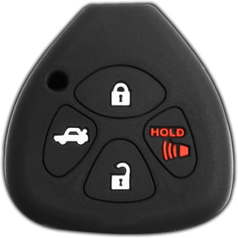 KeyGuardz Keyless Entry Remote Car Key Fob Outer Shell Cover Soft Rubber Protective Case for Toyota Scion HYQ12BBY in Kuwait