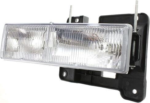Replacement Headlight Kit fits GMC C1500 C2500 C3500 K1500 K2500 K3500 (Gas V8) Driver Side - For Models With Composite Headlights in Saudi Arabia