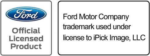 iPick Image Made for Ford F-150 Raptor Outline in Blue Black Metal License Plate Frame in Saudi Arabia