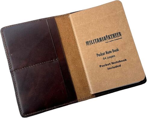 Leather Journal Cover for Field Notes, Notebook Cover for Moleskine Cahier, Handmade Vintage Leather Cover 3.5" x 5.5" Notebooks, Refillable Travelers Notebook in Saudi Arabia
