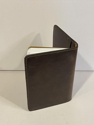 Leather Journal Cover for Field Notes, Notebook Cover for Moleskine Cahier, Handmade Vintage Leather Cover 3.5" x 5.5" Notebooks, Refillable Travelers Notebook in Kuwait