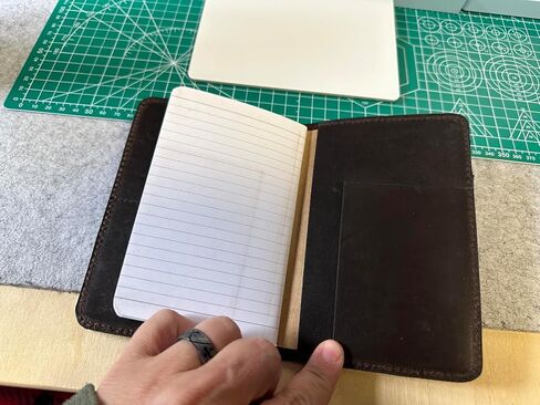 Leather Journal Cover for Field Notes, Notebook Cover for Moleskine Cahier, Handmade Vintage Leather Cover 3.5" x 5.5" Notebooks, Refillable Travelers Notebook in Kuwait