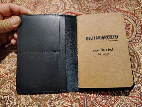 Leather Journal Cover for Field Notes, Notebook Cover for Moleskine Cahier, Handmade Vintage Leather Cover 3.5" x 5.5" Notebooks, Refillable Travelers Notebook in Kuwait
