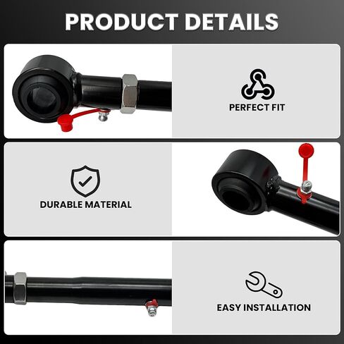 Upgrade 2.5" - 6" Lift Front Swaybar Quicker Disconnect System Compatible with Jeep Wrangler JL JLU 2019 2020 2021 2022 2023 2024 in Saudi Arabia