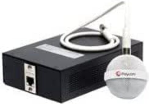 Polycom IP Ceiling Microphone Array-White: Contains Electronics Interface, Wall PLA Digital Cameras/Keyboards/INPU Microphones - Audio Input (10273900) in Saudi Arabia