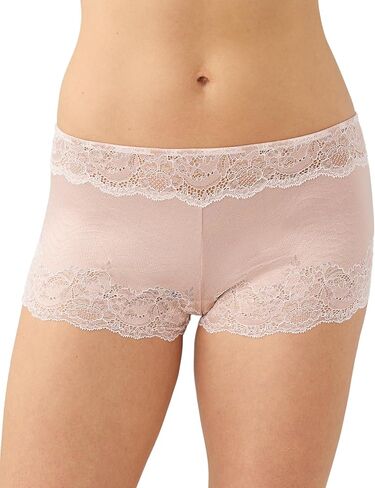 Wacoal womens Modern Affair Lace Stretch Satin Cheeky Boyshort Panty, 849481 in Saudi Arabia