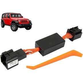 Auto Start Stop Eliminator Compatible with Jeep Wrangler JL/JLU/Gladiator 2018-2023 - Engine Start-Stop A-Off Disable Delete Canceller Bypass Harness Cable Module (Not for 4XE Models) in Kuwait