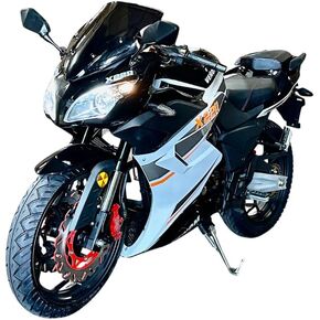 BELMONTE BIKES Venom X22R DF250RTS 250cc Motorcycle | Street Legal 5-Speed Sport Bike | High-Performance Gas Engine | Front & Rear Disc Brakes | Racing-Inspired Design for Adults in Kuwait
