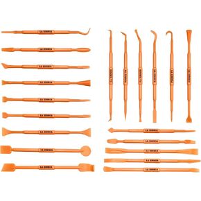 20PCS Delicate Pickup Tool Set, Non-Marring Scraper & Pry bar Kit, Multifunction Double-ended Mini Pick and HookTools, for various jobs detail clean, separating small parts, remove trim clips… in Kuwait