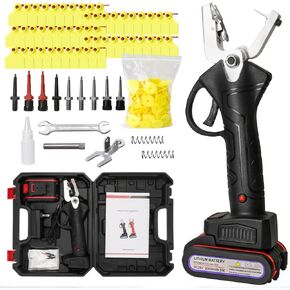 Electric Tagging Tool with 10 Needles & 100 Numbered Tags 1-100 Safe Anti-Pressure Design High-Speed Marking Durable Stainless Steel in Kuwait