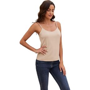 قمصان نسائية من Zephyrine قمصان بدون أكمام أساسية قابلة للتعديل بشريط سباغيتي تي شيرت رياضي خفيف الوزن Y2K ملابس اليوغا in Kuwait