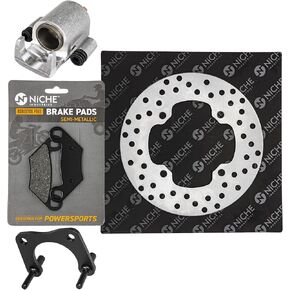 NICHE Rear Right Brake Rotor Caliper Pad Kit for Polaris Sportsman 400 1911459 1911415 5248250 2204088 2205606 1911416 in Kuwait